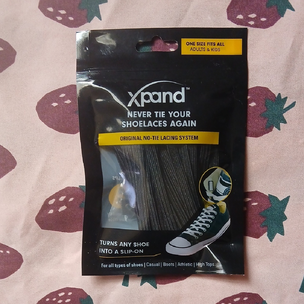 AND Men's No-Tie Lacing System - Black